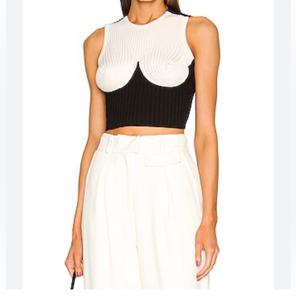 Ronny Kobo Bouvier knit top